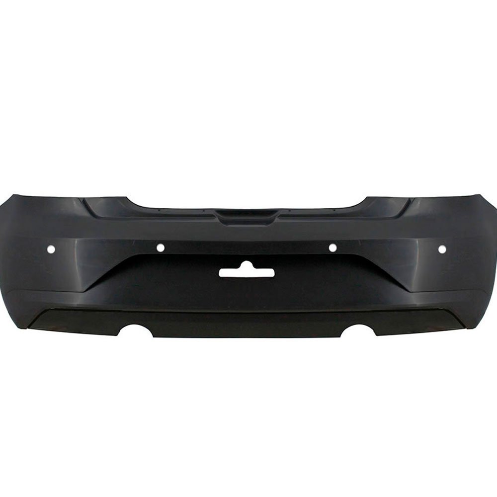 Para-Choque Traseiro Preto Liso para Gol G7 e G8 com Suporte e Furo DTS-6674