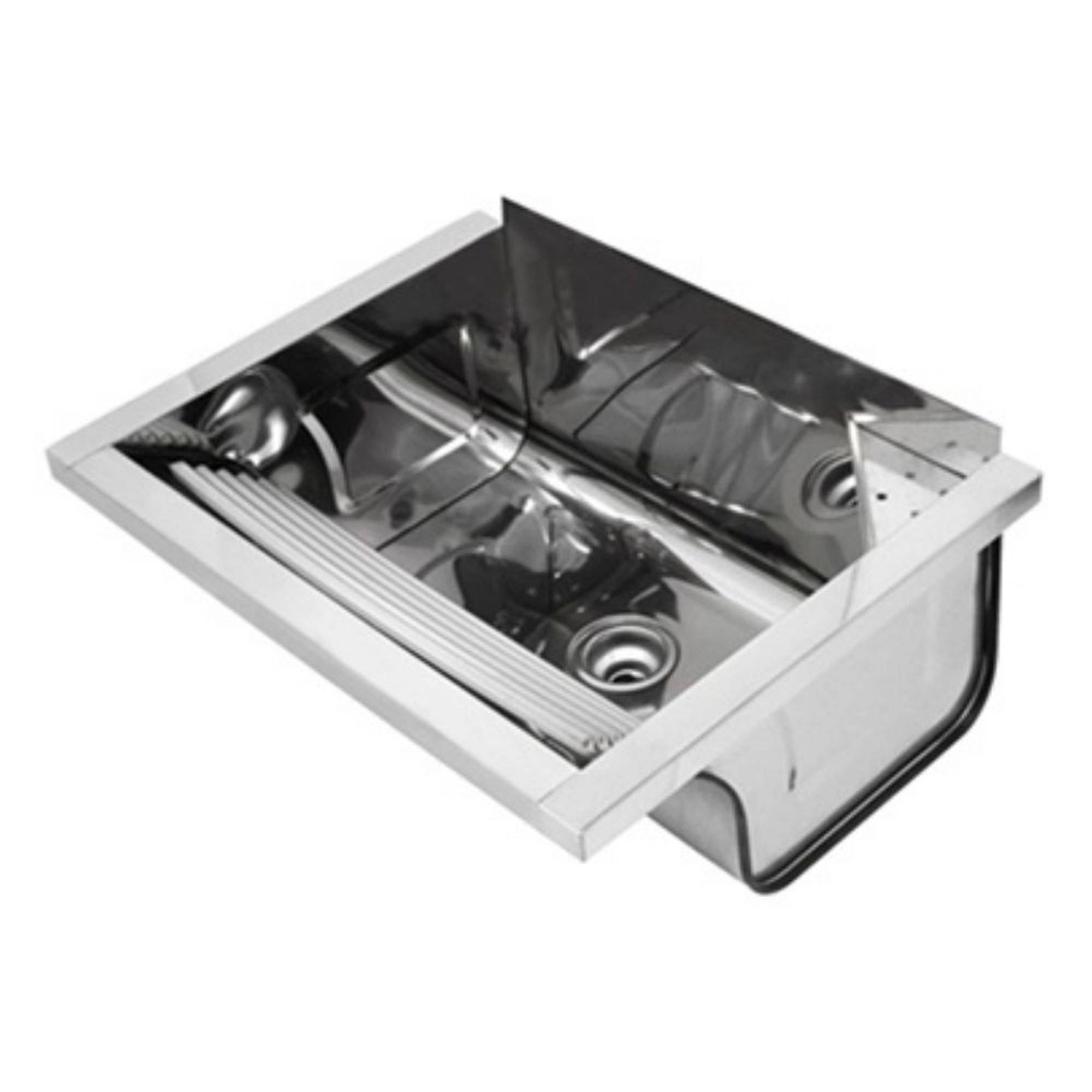 Tanque TS550 com Espelho 35 Litros Aço Inox Docol
