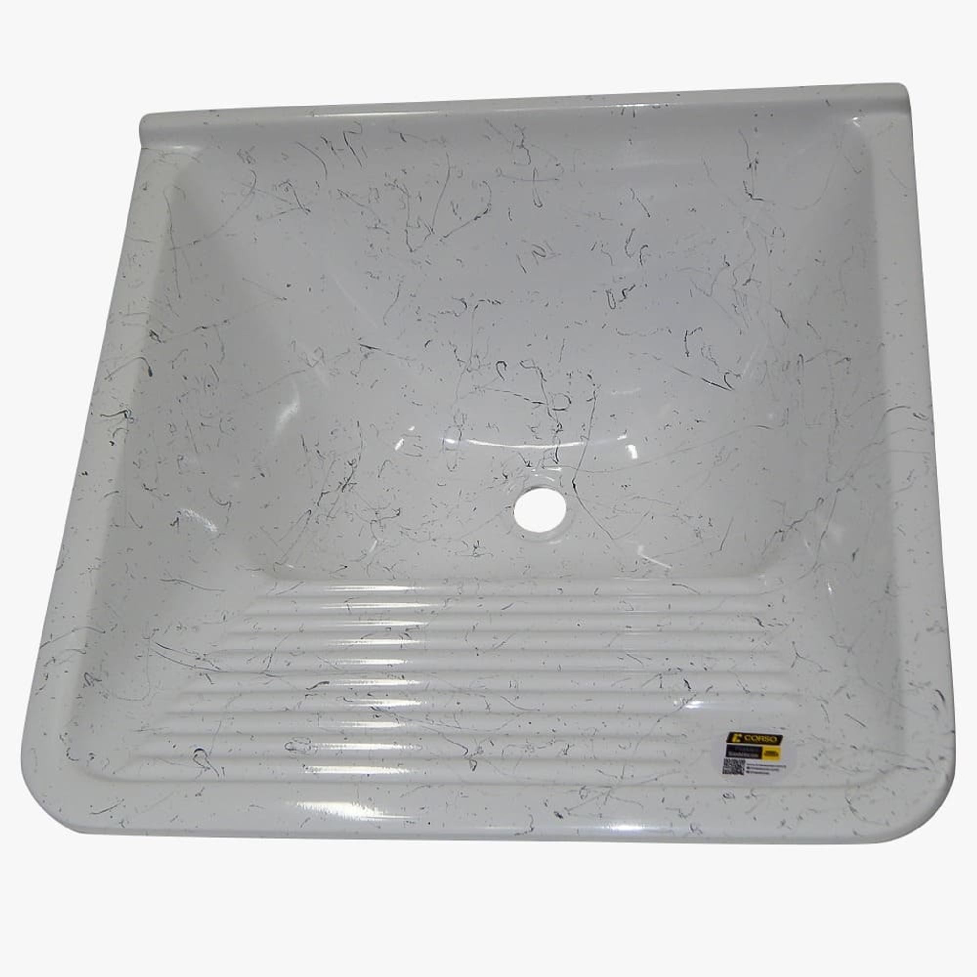 Tanque Sintético Eco 39 Litros 60X57cm Branco Corso