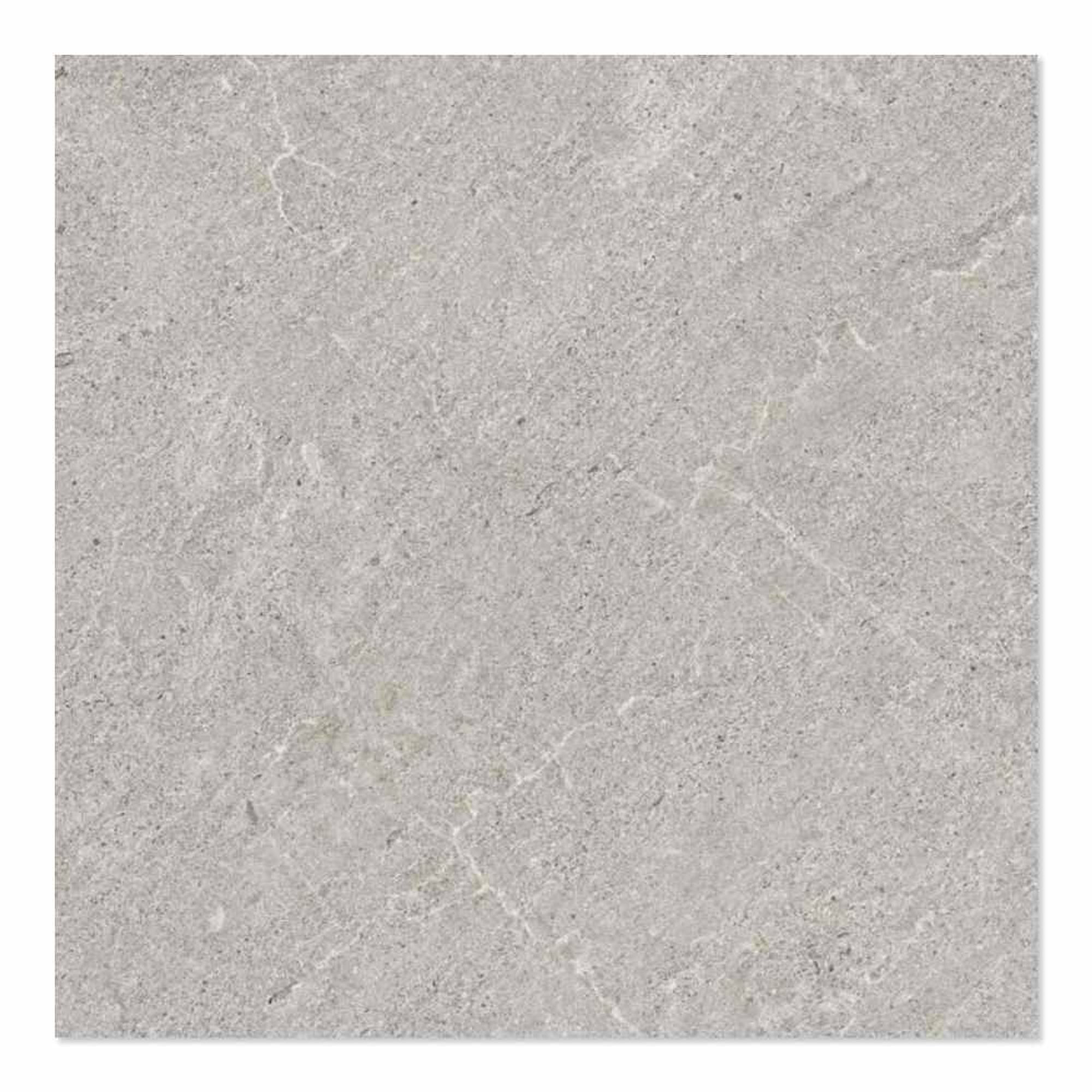 Piso 77014 Lithos Grey Retificado Granilhado Cinza 77×77 1,78m2