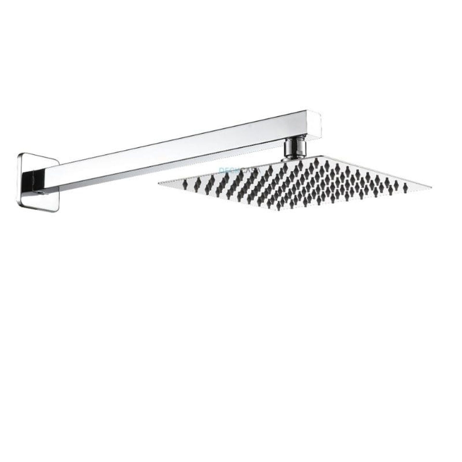 Chuveiro Quadrado Cromado Parede 30×30 Deckcasa