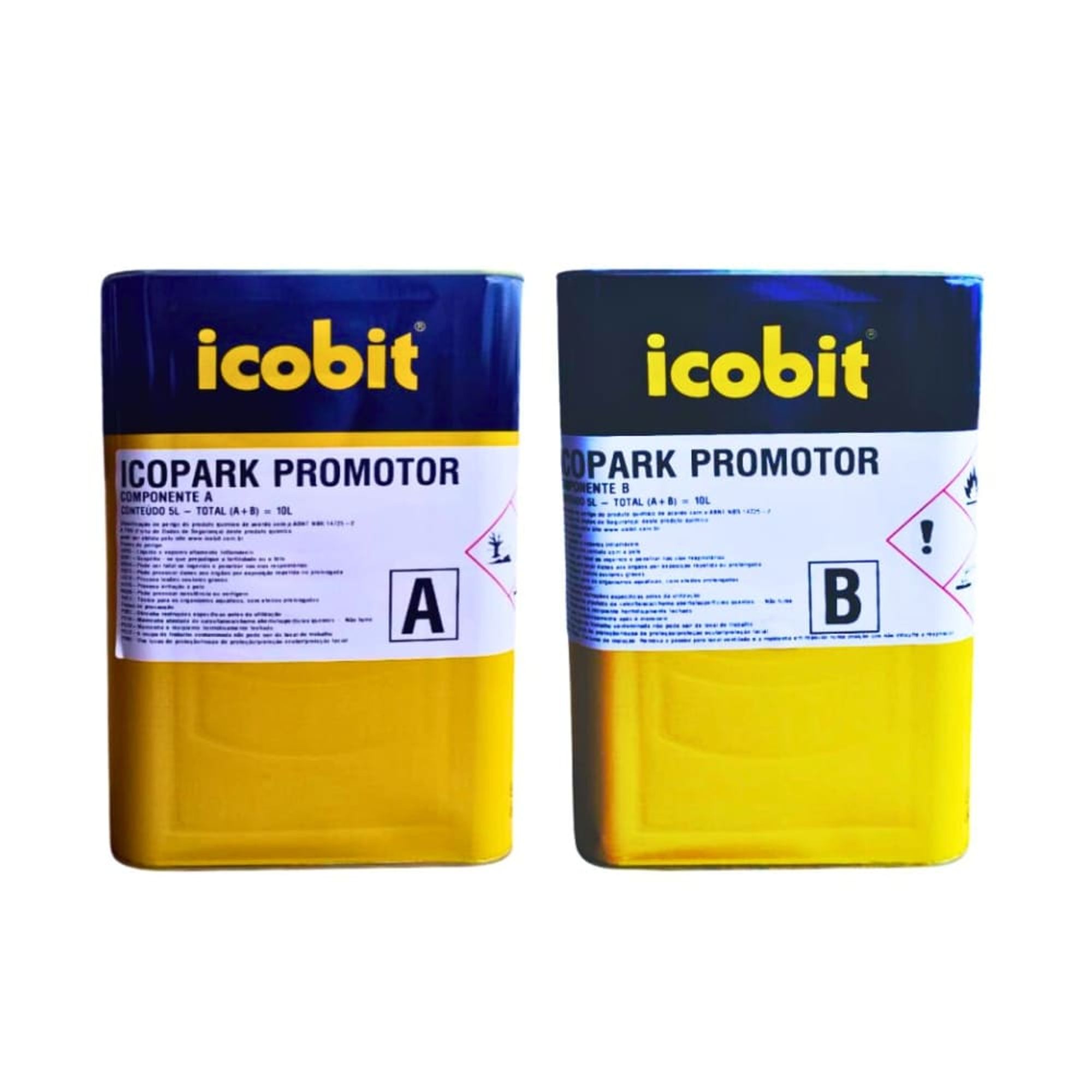 Kit Promotor e Catalizador Icopark 10kg Icobit