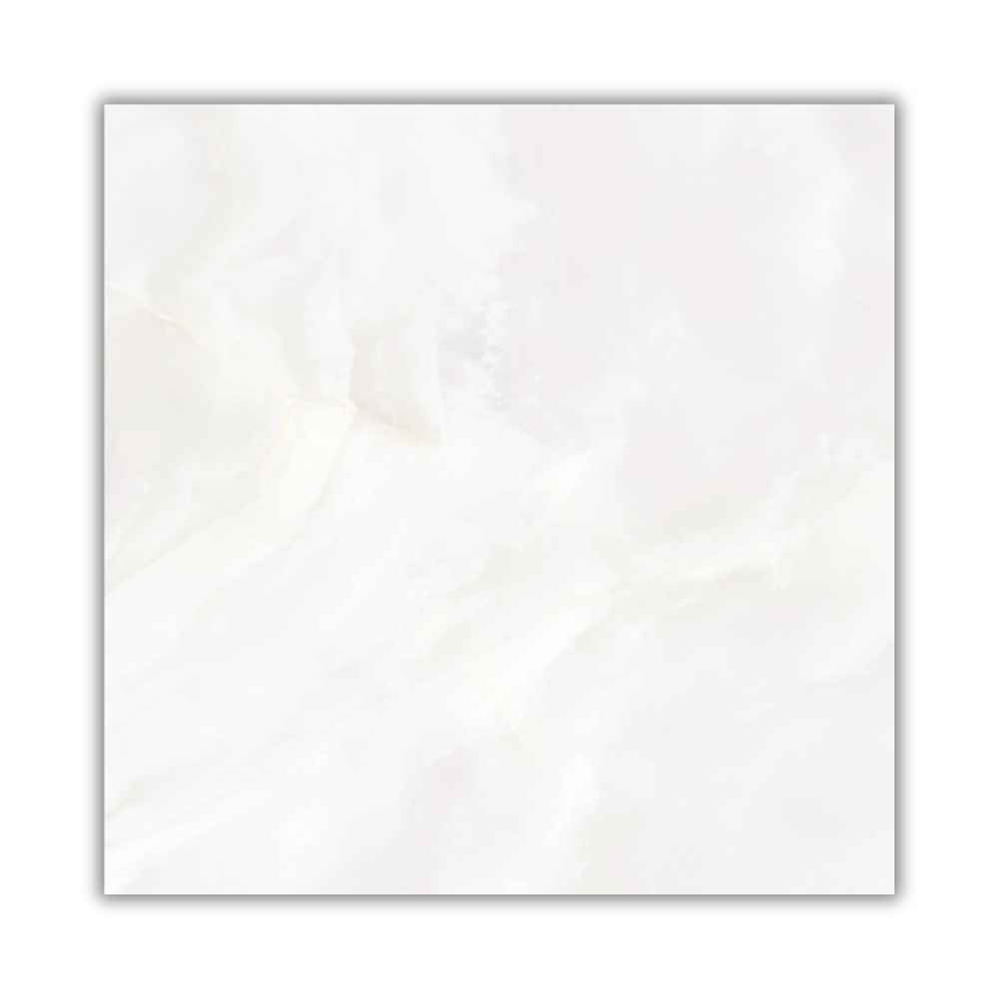 Porcelanato Onix Brulee Retificado Acetinado Branco 61,8×61,8cm 2,67m2