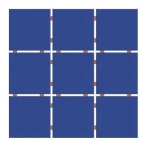 Revestimento Azul Royal Bold Brilhante 10x10cm 2,07m2