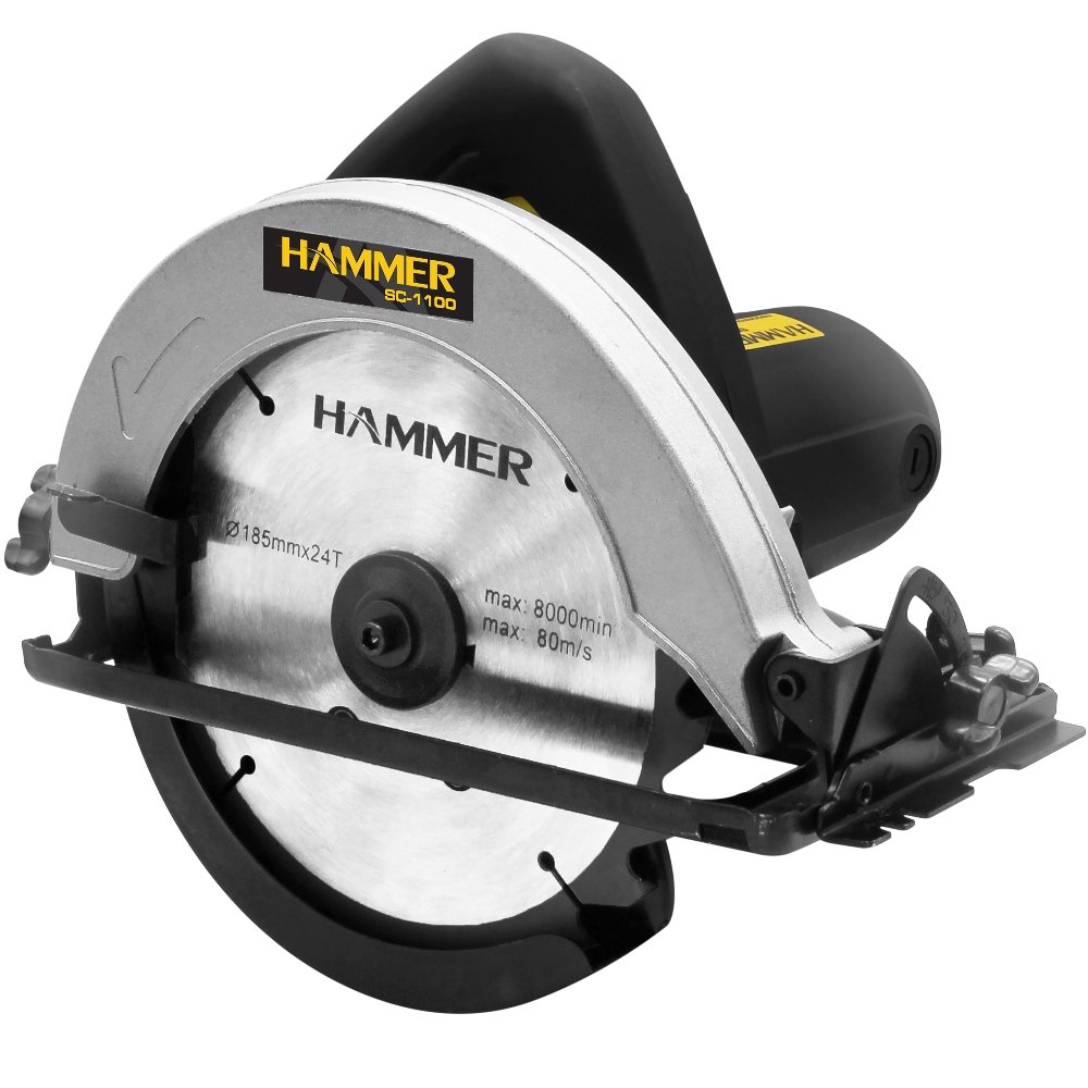 Serra Circular para Madeira 7.1/4 Pol. 1100W 220V – SC1100 HAMMER-GYSC1100