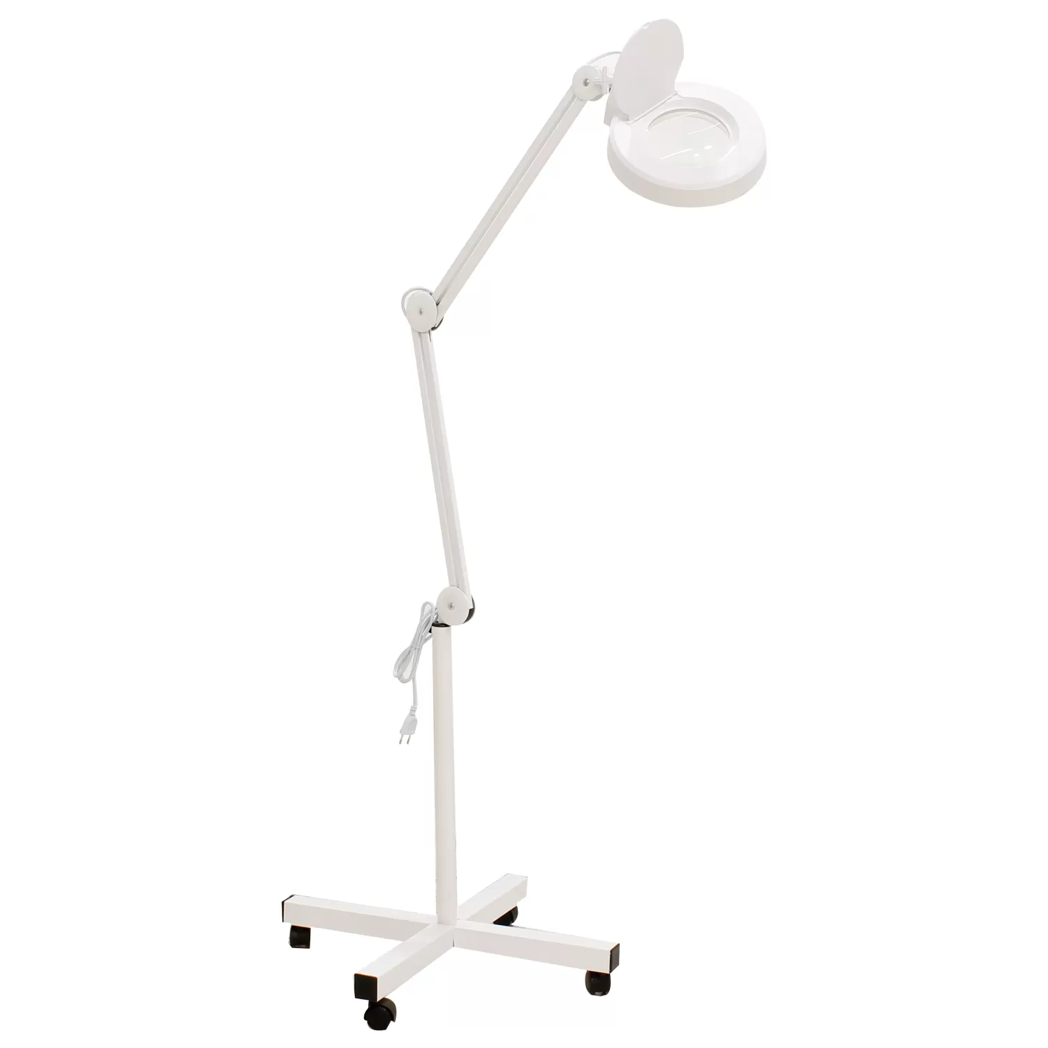 Lupa Luminária Led Tripé Branca Aumento 5x