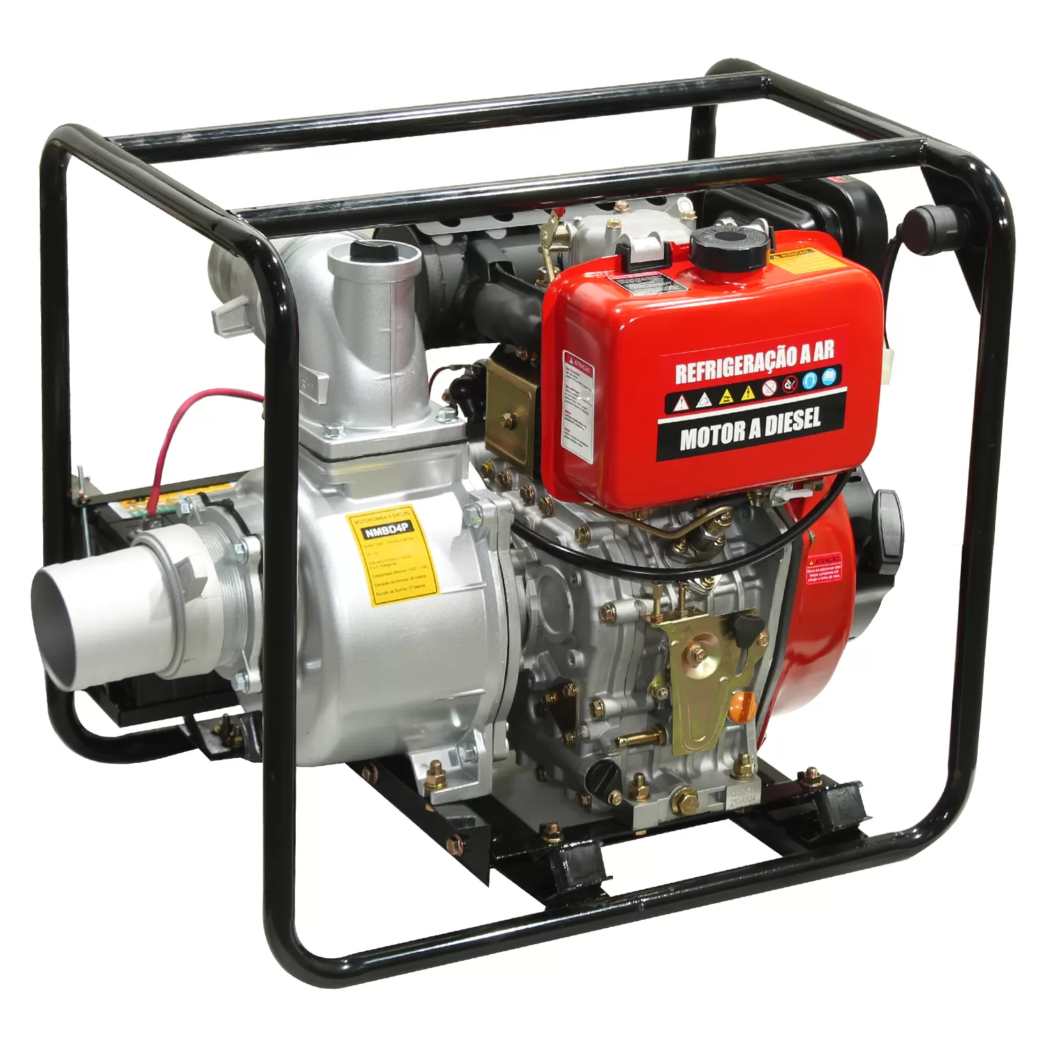 Motobomba a Diesel 10Hp 4 Pol Auto Escorvante Partida Elétrica