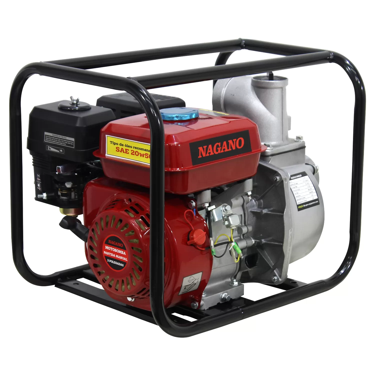 Motobomba 6.5Hp 3 Pol Auto Escorvante A Gasolina 4 tempos – NMBG3P