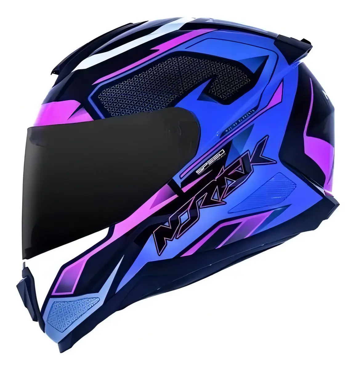 Capacete Norisk Razor SpeedMax Roxo e Rosa - Tamanho 58