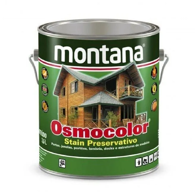 Osmocolor Stain Nogueira Semitransparente 3,6L - Montana